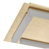 Verona LED Flush Ceiling Light 3000K 20W - Satin Gold