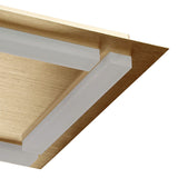 Verona LED Flush Ceiling Light 3000K 20W - Satin Gold