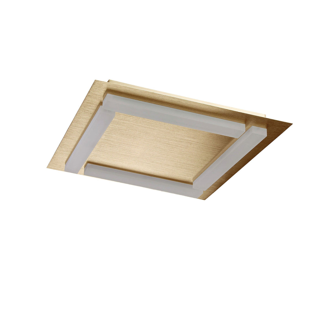 Verona LED Flush Ceiling Light 3000K 20W - Satin Gold