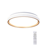 Verona CCT Dimmable LED Flush Ceiling Light With Remote Control 55W - Gold