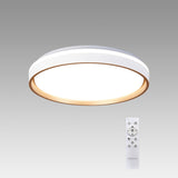Verona CCT Dimmable LED Flush Ceiling Light With Remote Control 55W - Gold