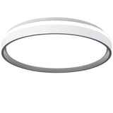 Verona CCT Dimmable LED Flush Ceiling Light With Remote Control 55W - Grey