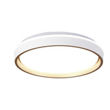 Verona CCT Dimmable LED Flush Ceiling Light With Remote Control 40W - Gold