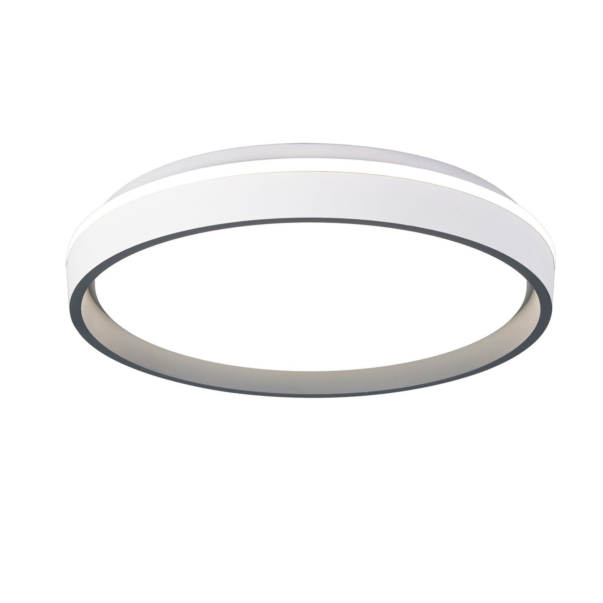 Verona CCT Dimmable LED Flush Ceiling Light With Remote Control 40W - Grey