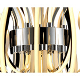 Versailles 133cm LED Chandelier 553W 3000K - Polished Chrome