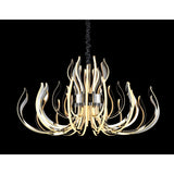 Versailles 133cm LED Chandelier 553W 3000K - Polished Chrome