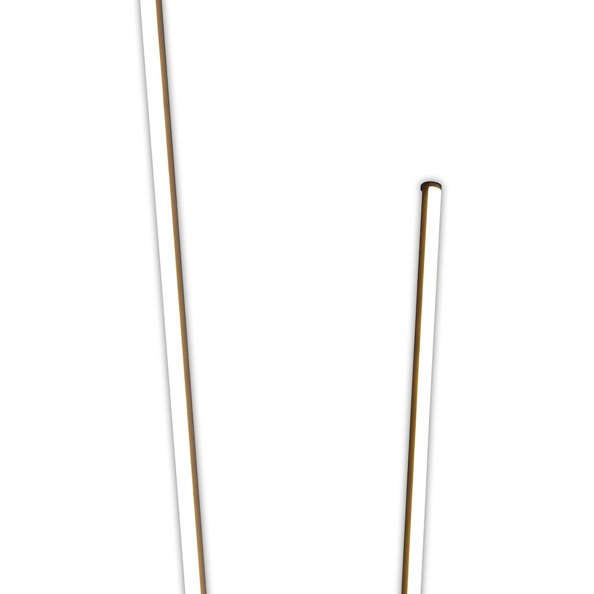 A sleek, modern Vertical Dimmable LED Floor Lamp 44W 3000K in black stands tall against a white background, featuring thin straight rods of varying heights for a striking contemporary look.