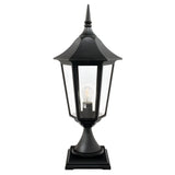 Valencia Grande 1 Light Pedestal - Black