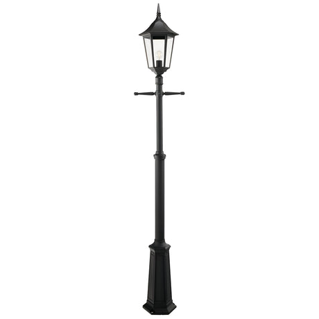 Valencia Grande 1 Light Signal Post - Black