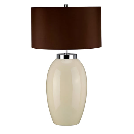 Victor 1 Light Large Table Lamp - Cream