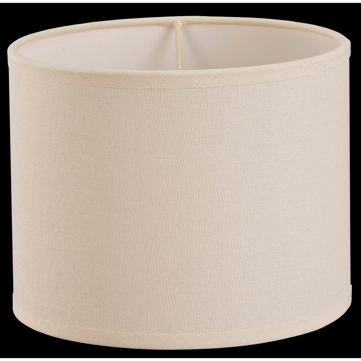 Victoria Round Lampshade - Ivory Cream, 20 x 16cm