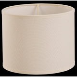Victoria Round Lampshade - Ivory Cream, 20 x 16cm