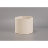 Victoria Round Lampshade - Ivory Cream, 20 x 16cm