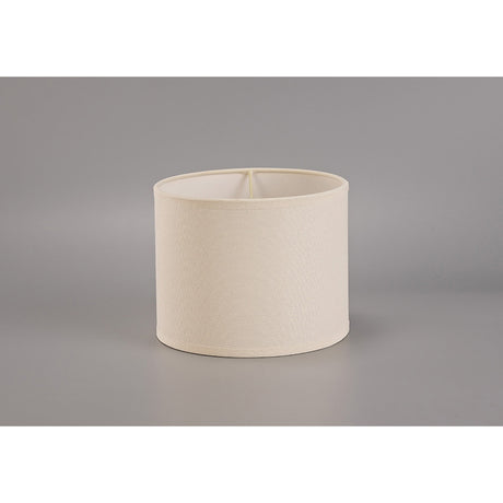 Victoria Round Lampshade - Ivory Cream, 20 x 16cm