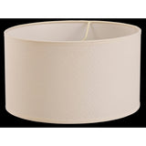 Victoria Round Lampshade - Ivory Cream, 30 x 17cm