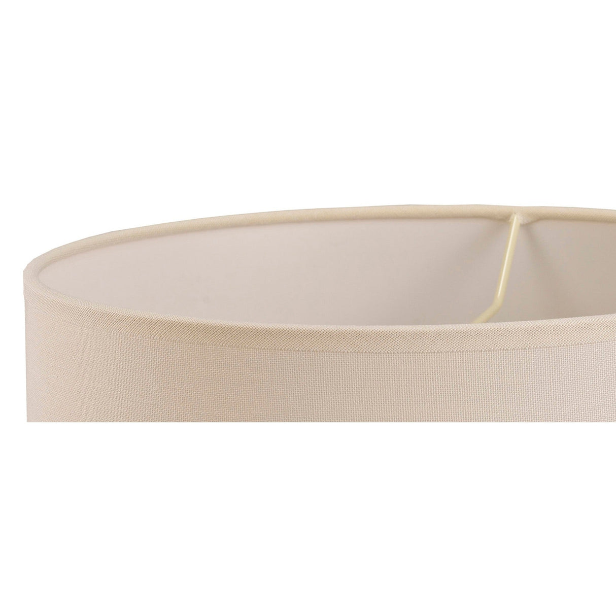 Victoria Round Lampshade - Ivory Cream, 30 x 17cm