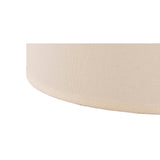 Victoria Round Lampshade - Ivory Cream, 40 x 20cm