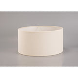 Victoria Round Lampshade - Ivory Cream, 40 x 20cm