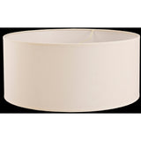 Victoria Round Lampshade - Ivory Cream, 50 x 22.5cm