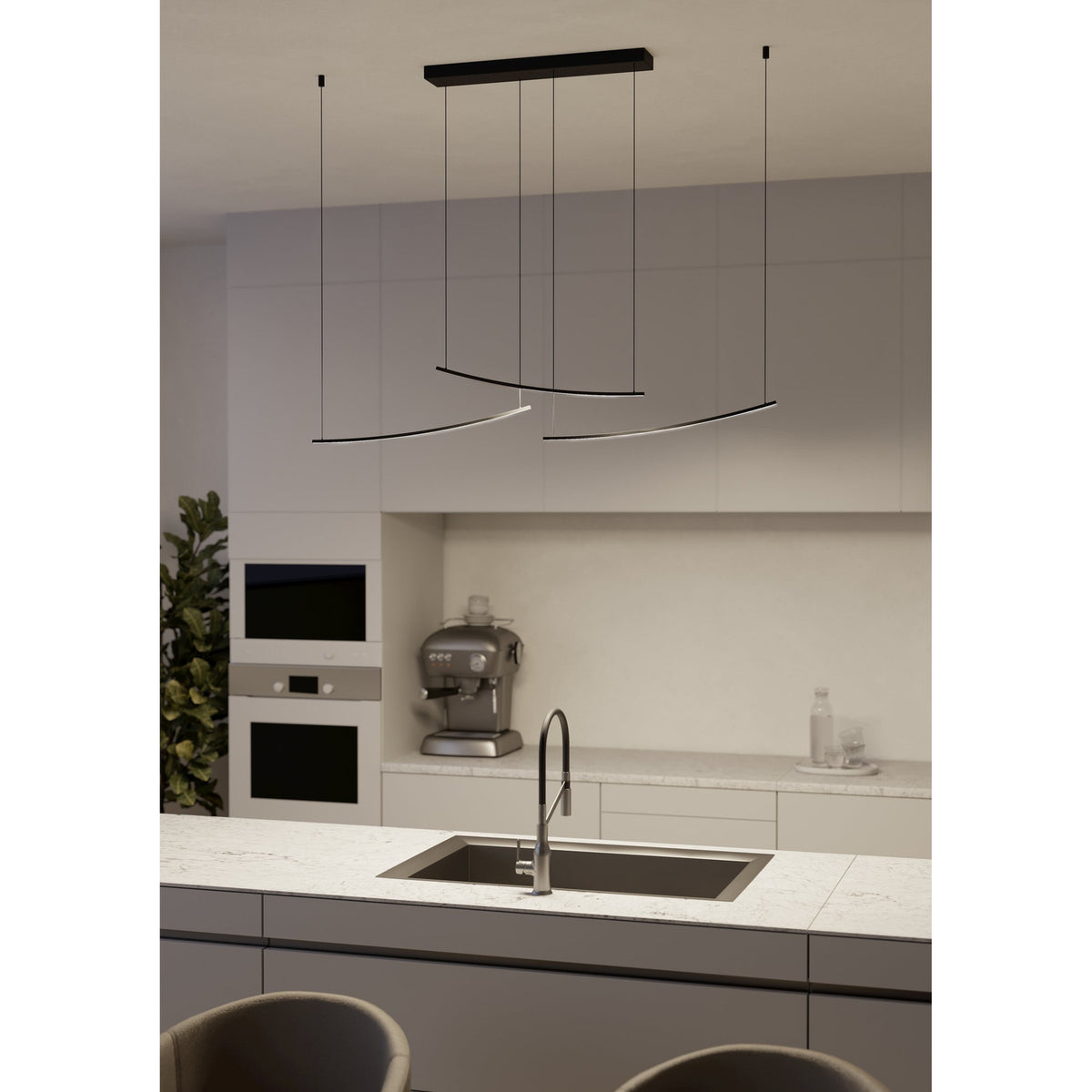 Villeggi Pendant Light - Black