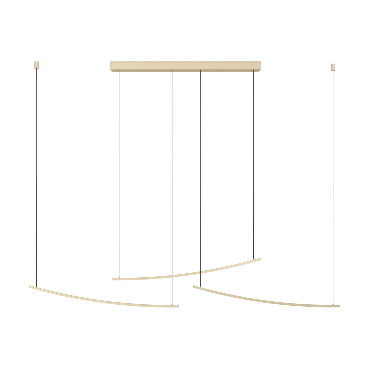 Villeggi Pendant Light - Matt Brass