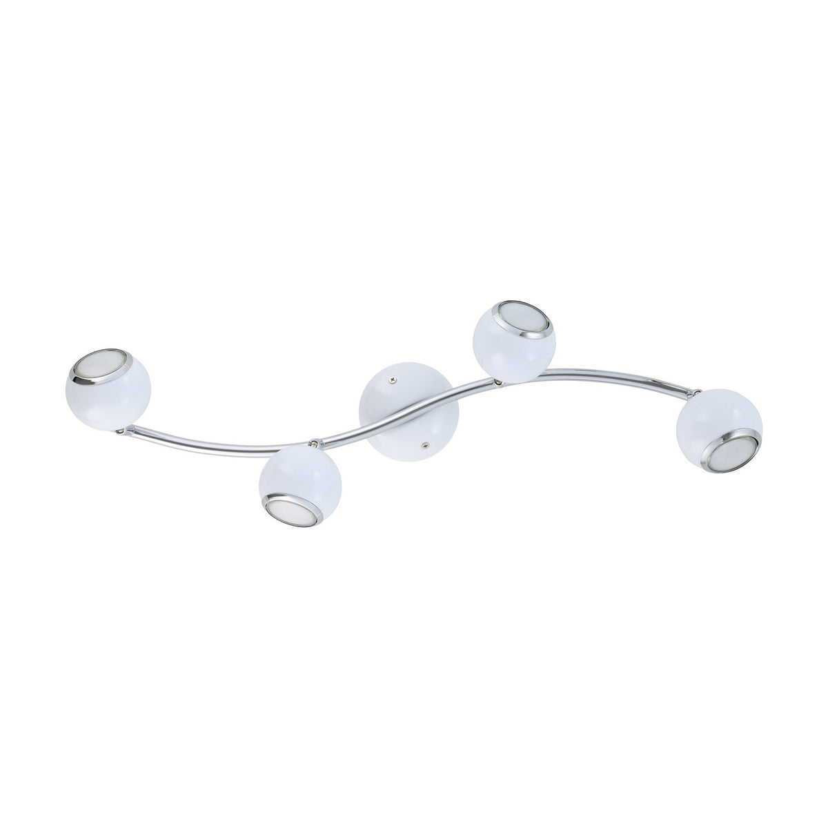 Visvette LED Ceiling Spotlight 64cm - White & Chrome