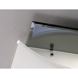 Vito 2 Light Smoked Mirror Flush Ceiling Light – Polished Chrome