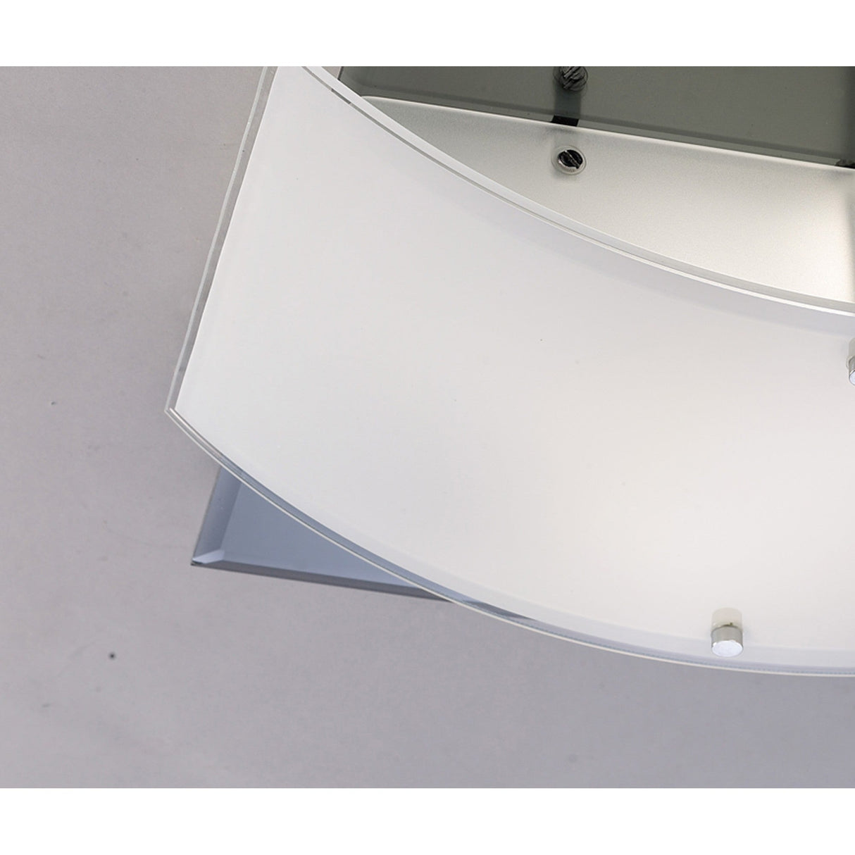 Vito 2 Light Smoked Mirror Flush Ceiling Light – Polished Chrome