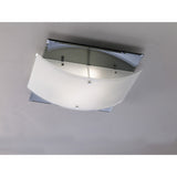 Vito 2 Light Smoked Mirror Flush Ceiling Light – Polished Chrome