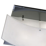 Vito 3 Light Smoked Mirror Flush Ceiling Light – Polished Chrome