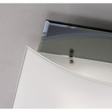 Vito 3 Light Smoked Mirror Flush Ceiling Light – Polished Chrome