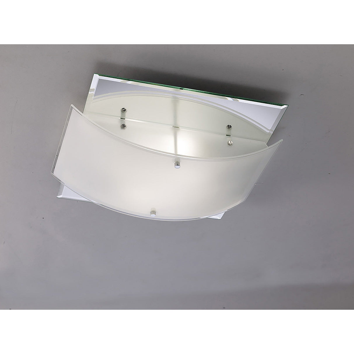 Vito 2 Light Mirror Flush Ceiling Light – Polished Chrome
