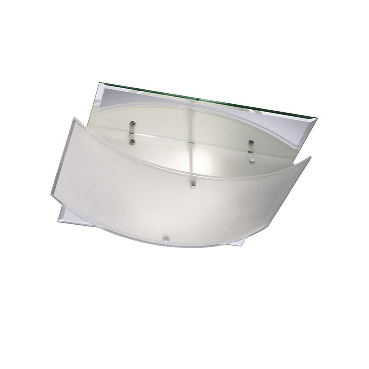 Vito 2 Light Mirror Flush Ceiling Light – Polished Chrome