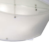 Vito 3 Light Mirror Flush Ceiling Light – Polished Chrome