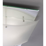 Vito 3 Light Mirror Flush Ceiling Light – Polished Chrome