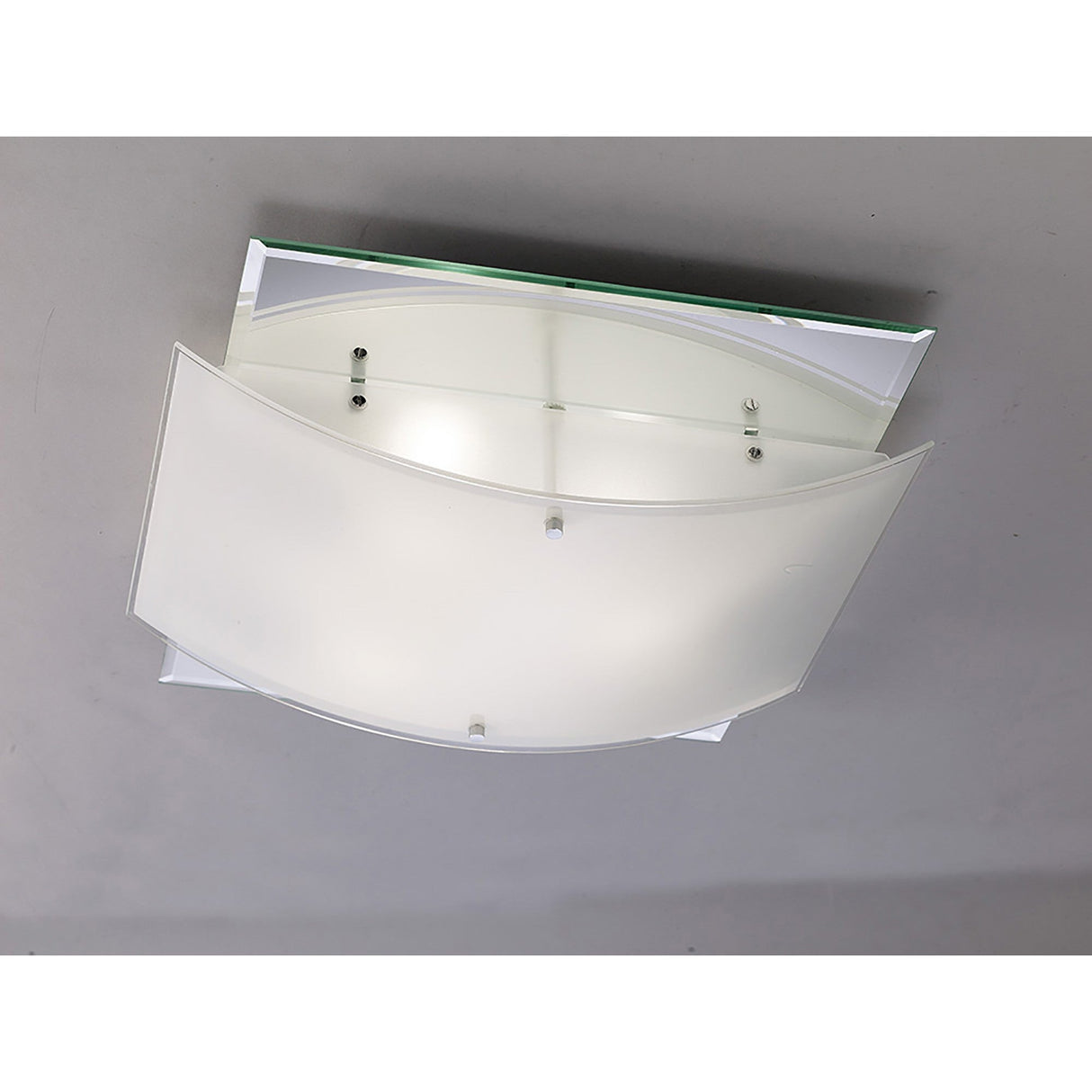 Vito 3 Light Mirror Flush Ceiling Light – Polished Chrome