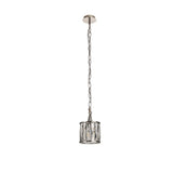 Vivienne 17cm 1 Light Crystal Pendant Light - Polished Nickel