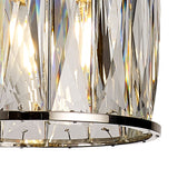 Vivienne 17cm 1 Light Crystal Pendant Light - Polished Nickel