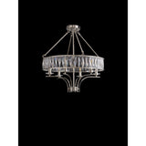 Vivienne 60cm 6 Light Crystal Chandelier/Semi Ceiling - Polished Nickel