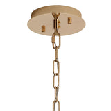 Vivienne 60cm 6 Light Crystal Chandelier/Semi Ceiling - French Gold