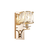Vivienne 1 Light Crystal Wall Light - French Gold