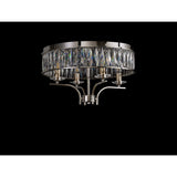 Vivienne 4 Light Crystal Semi-Flush Ceiling Light – Polished Nickel