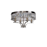 Vivienne 4 Light Crystal Semi-Flush Ceiling Light – Polished Nickel