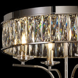 Vivienne 4 Light Crystal Semi-Flush Ceiling Light – Polished Nickel