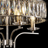 Vivienne 4 Light Crystal Semi-Flush Ceiling Light – Polished Nickel