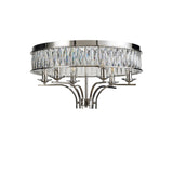 Vivienne 6 Light Crystal Semi-Flush Ceiling Light – Polished Nickel