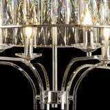Vivienne 6 Light Crystal Semi-Flush Ceiling Light – Polished Nickel