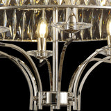 Vivienne 8 Light Crystal Semi-Flush Ceiling Light – Polished Nickel