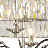 Vivienne 8 Light Crystal Semi-Flush Ceiling Light – Polished Nickel