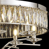 Vivienne 8 Light Crystal Semi-Flush Ceiling Light – Polished Nickel